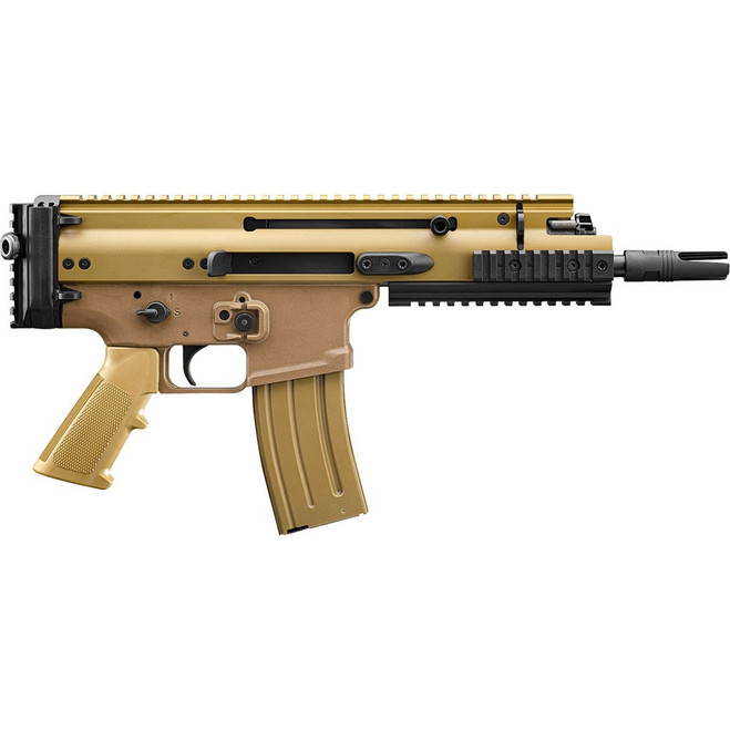 FN SCAR 15P Pistol 5.56 Nato 7.5 in. FDE w/Verticle Pic Rail 30 rd.