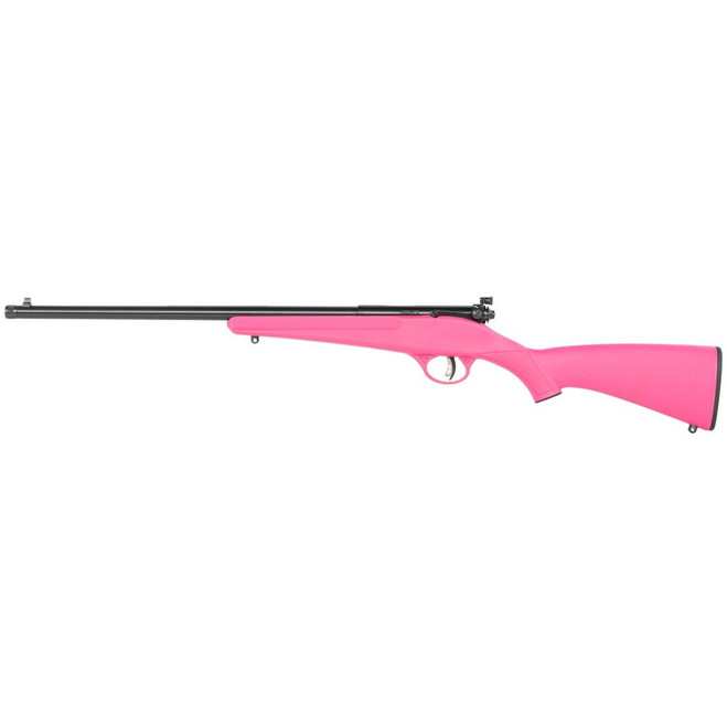 Savage Rascal Rifle 22 LR Pink Synthetic Threaded Barrel 1 rd.