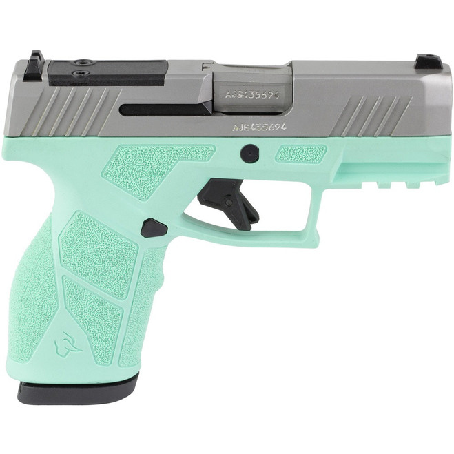 Taurus GX2 TORO Pistol 9mm 3.38 in. Cyan/Stainless 13 rd.