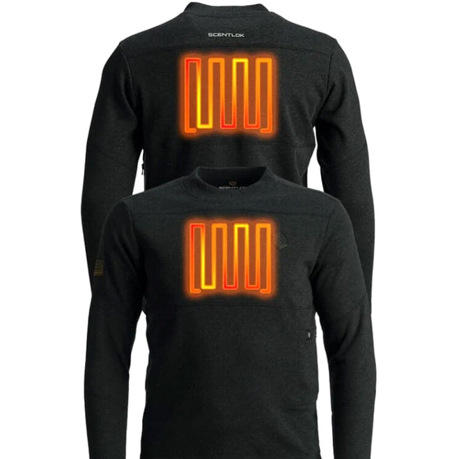 ScentLok BE:1 Trek Heated Base Shirt Blackout