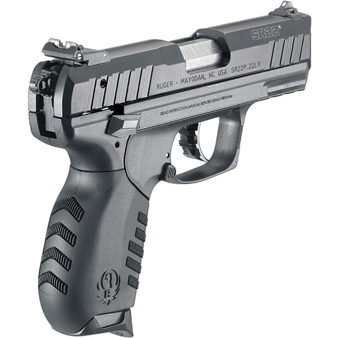 Ruger SR22 Standard Pistol 22 LR 10+1 Black Synthetic 3.5 in.
