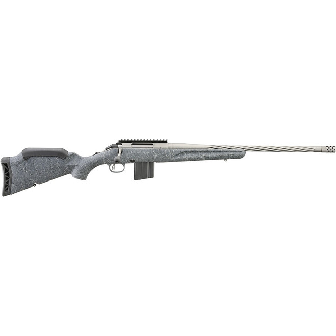 Ruger American Gen II Rifle 223 Rem 20in Barrel 10rd Magazine Gray Splatter