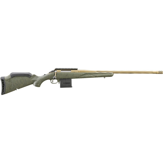 Ruger American Gen2 Predator Rifle 350 Legend Green Splatter Stock 22inch Barrel