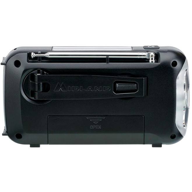 Midland Dynamo Crank Radio AM/FM/Weather Alert 2600mAH battery