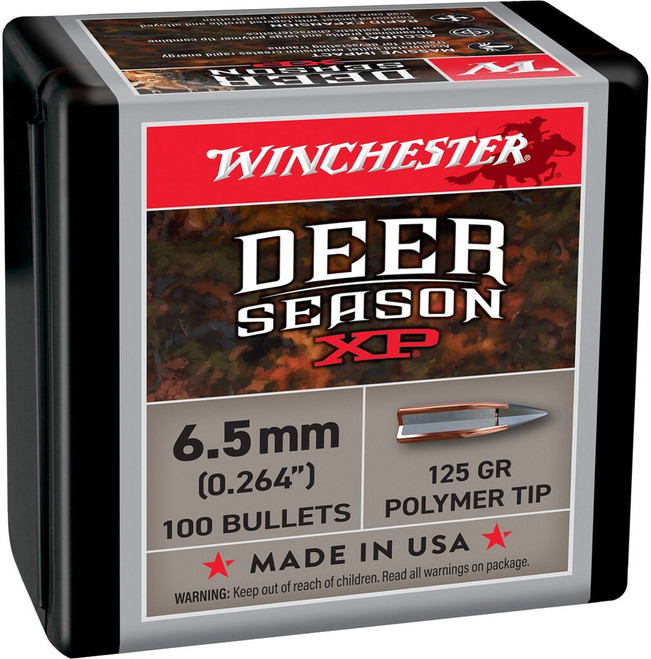 Winchester Deer Season Bullet 6.5mm 125 gr. XP 100 bx. Winchester Deer Season Bullet 6.5mm 125 gr. XP 100 bx.
