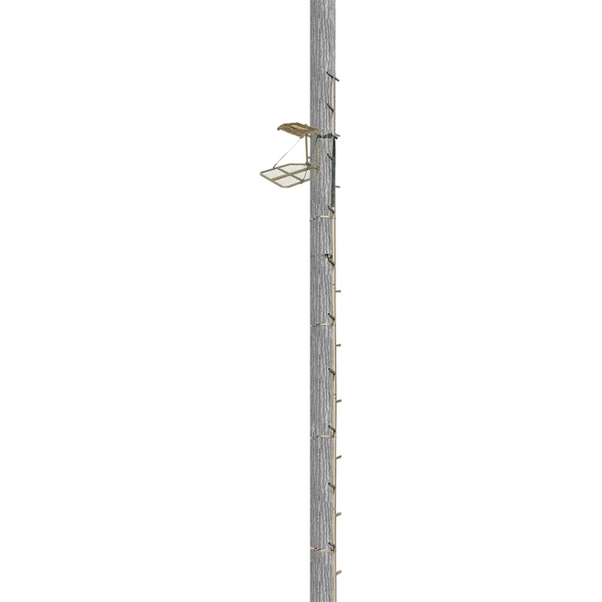 Trophy Treestands Archers Roost Combo Hang On Stand & 20ft. Climbing Sticks