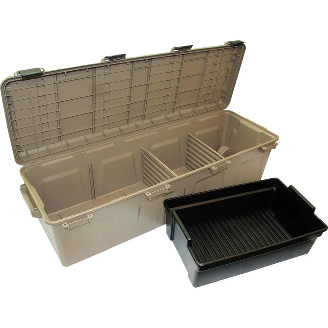MTM The Mule Mobile Gear Carrier Wheeled Crate w/ Divider