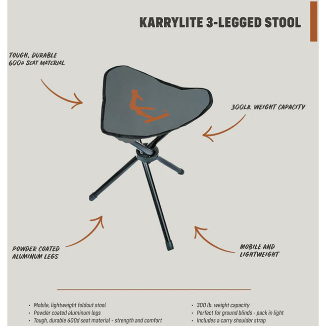 Half Rack Stool 3 Legged