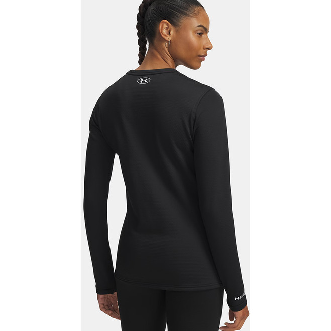 UA Packaged Base 4.0 Crew Womens Large Black