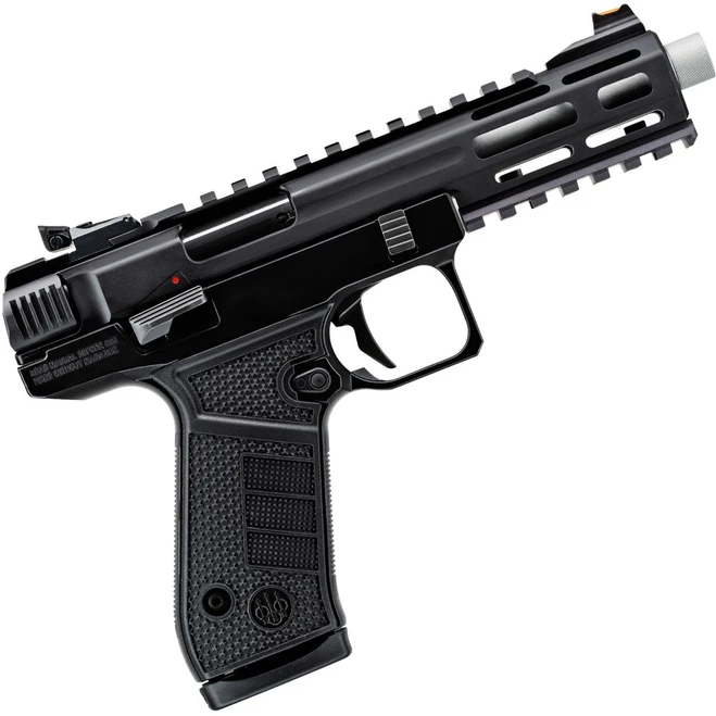 Beretta B22 Jaguar Tac Metal Pistol 22 LR 5.25 Black w/Threaded Brrl 15 rd