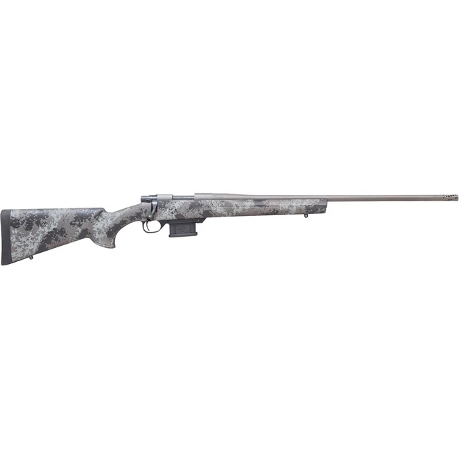 Howa M1500 Fence Line Mini Action Varmint Rifle 223 Rem 20 in. Tungsten/Grey Light Camo HTI