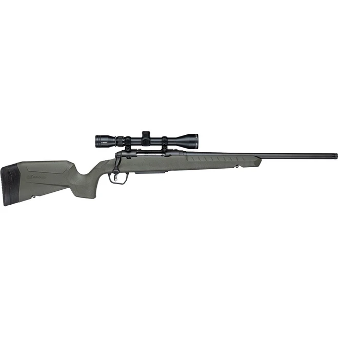 Savage Axis 2 XP G4 Rifle 308 Win 20 in. BLK/Gray Stock 4rd w/3-9X40 BDC LH
