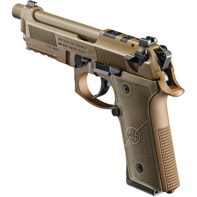 Beretta M9A4 Centurion Pistol  9mm 4.8 in. FDE W/Threaded Brrl 18 rd.
