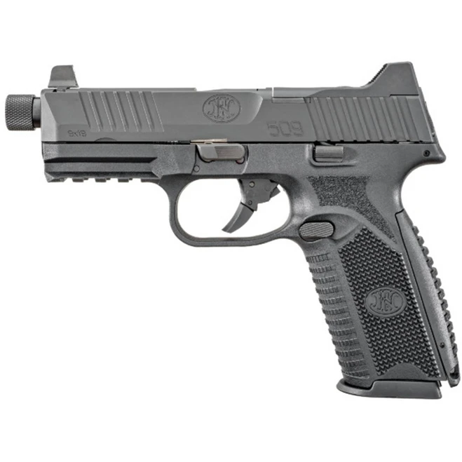 FN 509 Tactical NMS Pistol  9mm 4.5 in. Black w/Threaded Barrel 17/24 rd. 