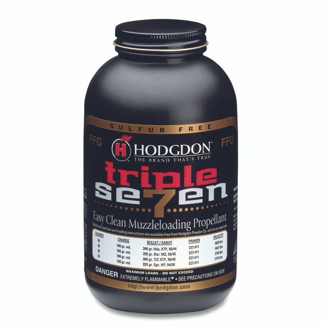 Hodgdon Triple Seven Powder FFG 1 lb. HAZMAT