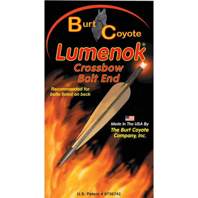 Lumenok Crossbow Nocks Green Flat Gold Tip 3 pk.
