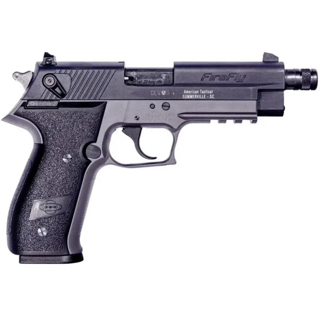 GSG Firefly Pistol 22 LR. 4.9 in. Smoke Grey Threaded 13 rd. GSG Firefly Pistol 22 LR. 4.9 in. Smoke Grey Threaded 13 rd.
