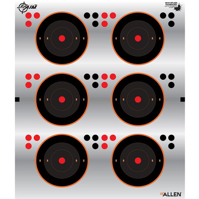 EzAim Reflective Splash Aiming Dot Adhesive Target 3 in. 6 pk. EzAim Reflective Splash Aiming Dot Adhesive Target 3 in. 6 pk.