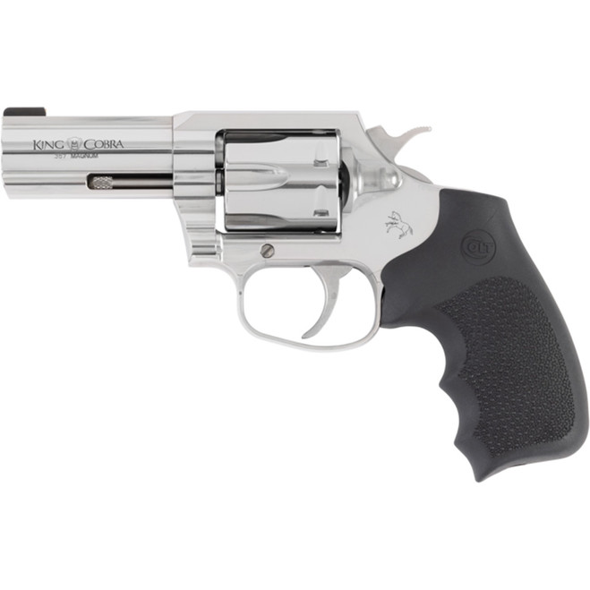 Colt King Cobra Revolver 357 Mag 3 in. Stainless w/Hogue Grip 6 rd.