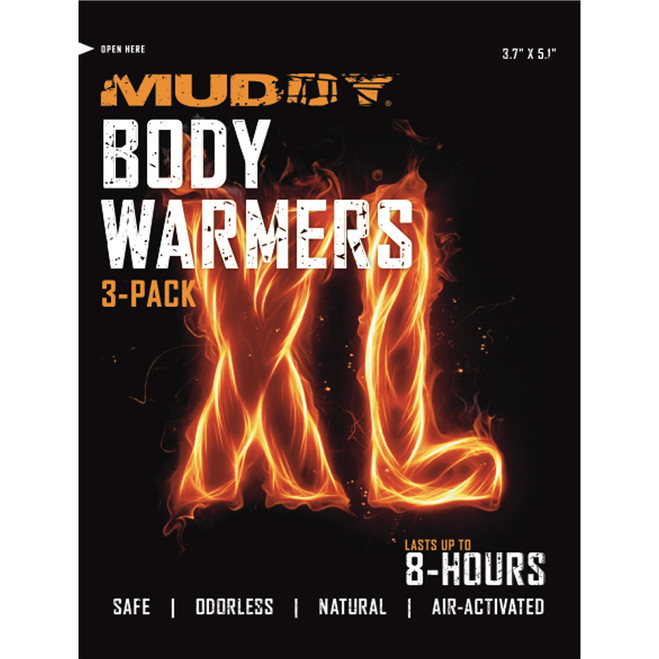 Muddy XL Body Warmer 3 pk.
