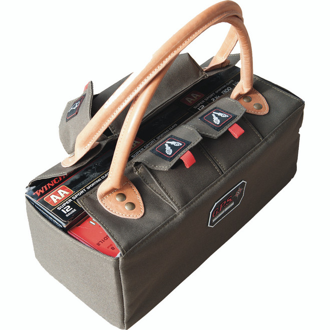 GPS Sporting Clays Shotgun Shell Tote Olive GPS Sporting Clays Shotgun Shell Tote Olive