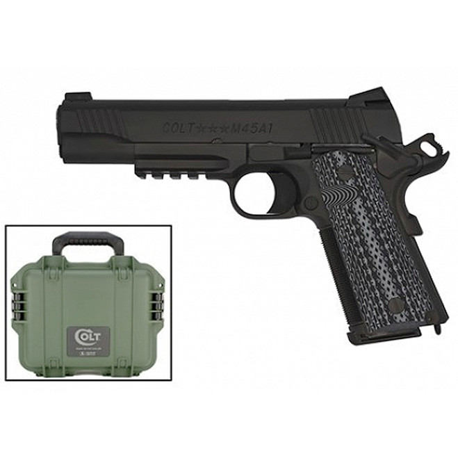 Colt 1911 Custom CQB Pistol 45 ACP 5 in. Black DLC 8 rd. Colt 1911 Custom CQB Pistol 45 ACP 5 in. Black DLC 8 rd.