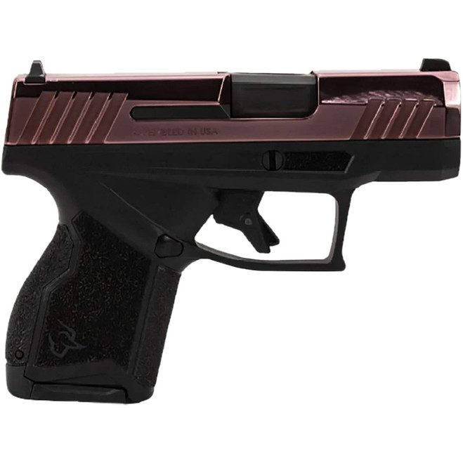 Taurus GX4 Pistol 9mm 3 in. Black Frame / PVD Rose Gold Slide 10 rd.