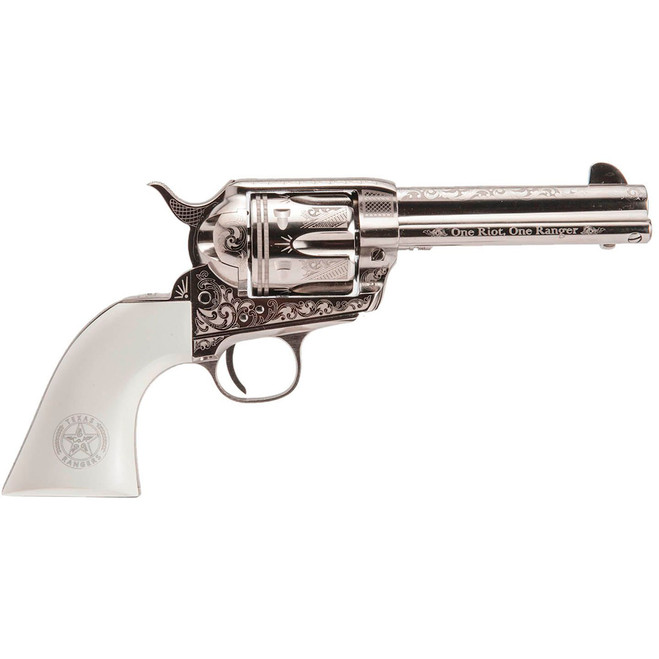 Cimarron Frontier Pre-War Texas Ranger Revolver 45 Long Colt 4.75 in. Case Hardened 6 Shot Cimarron Frontier Pre-War Texas Ranger Revolver 45 Long Colt 4.75 in. Case Hardened 6 Shot
