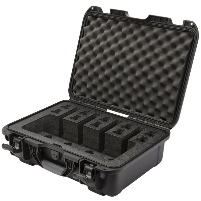 Nanuk Pistol Hard Case w/Foam Holds 4 pistols and up to 10 magazines Nanuk Pistol Hard Case w/Foam Holds 4 pistols and up to 10 magazines