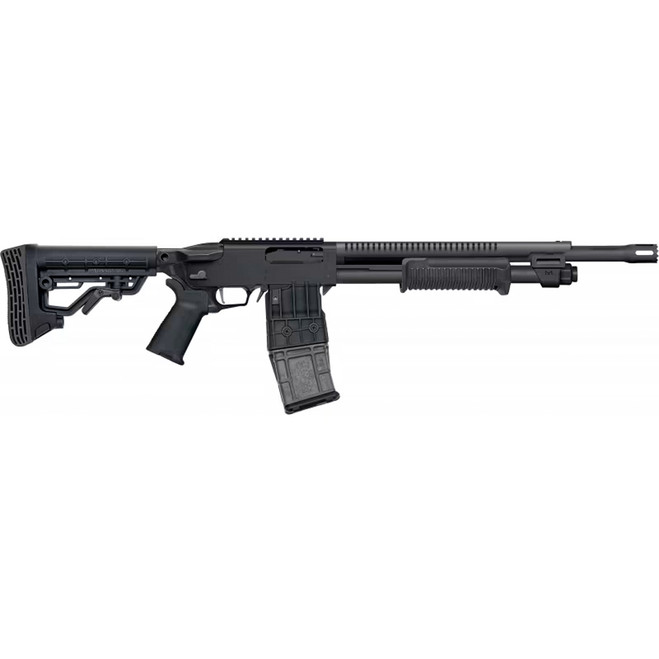 Mossberg 590RM Shotgun 12 ga. 18.5 in. Black Magpul 2.75 in