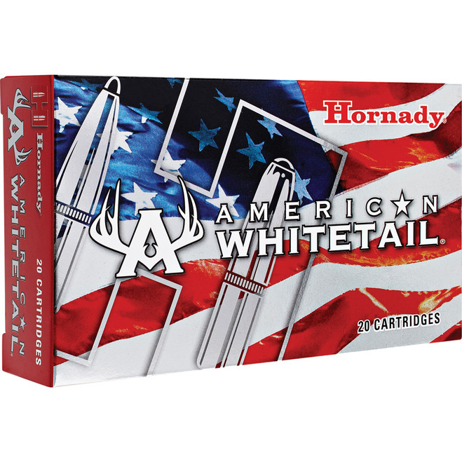 Hornady American Whitetail Rifle Ammo 300 Win. Mag. 180 gr. Interlock 20 rd. Hornady American Whitetail Rifle Ammo 300 Win. Mag. 180 gr. Interlock 20 rd.