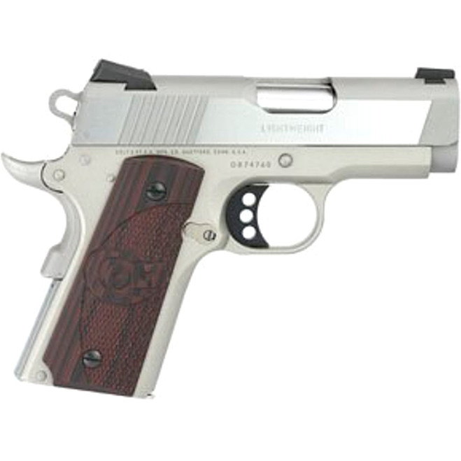 Colt 1911 Lightweight Officer Pistol 45 ACP 4.25 in. Stainless