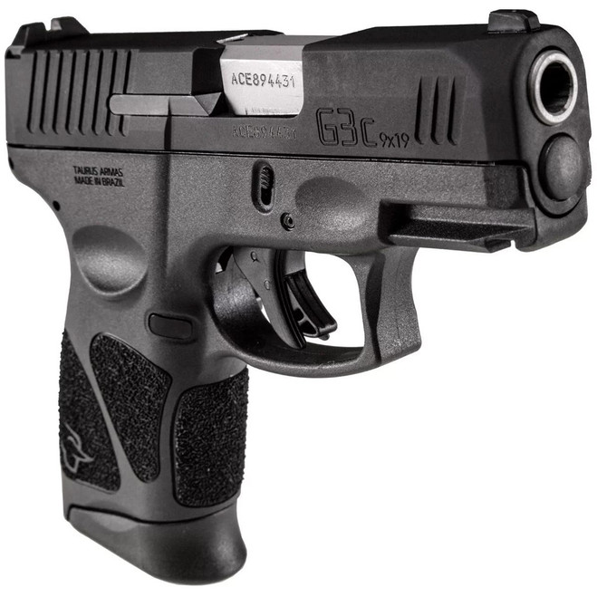 Taurus G3C  Pistol 9mm 3.26 in Black No Manual Safety 12 rd.