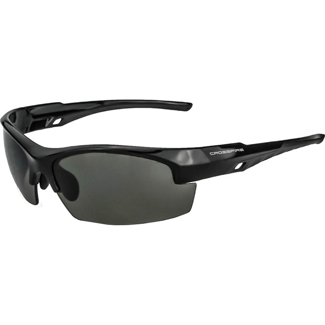 Crossfire Fire Streak Premium Shooting Glasses Black/Smoke Crossfire Fire Streak Premium Shooting Glasses Black/Smoke