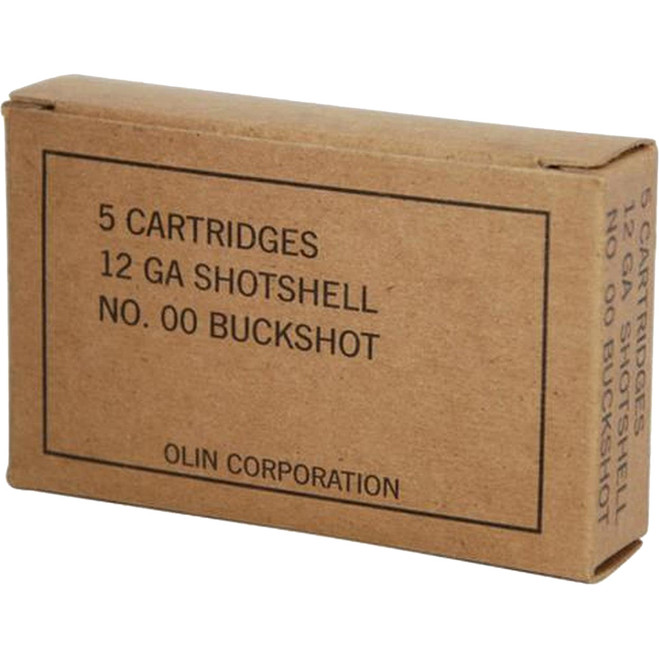 Winchester Military Grade Load 12 ga. 2.75 in. 9 Pellets 00 Buck Shot 5 rd. Winchester Military Grade Load 12 ga. 2.75 in. 9 Pellets 00 Buck Shot 5 rd.