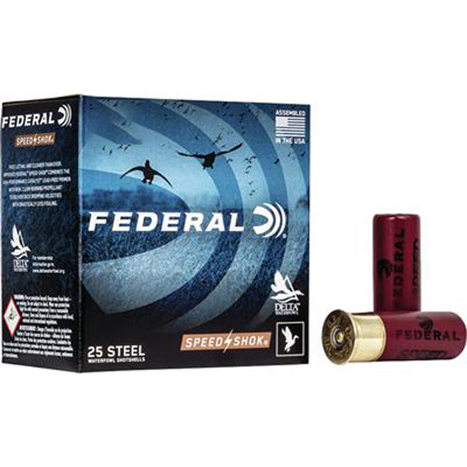 Federal Speed-Shok Load 16 Gauge 2.75 in. 15/16 oz. 2 Shot 25 rd. Federal Speed-Shok Load 16 Gauge 2.75 in. 15/16 oz. 2 Shot 25 rd.