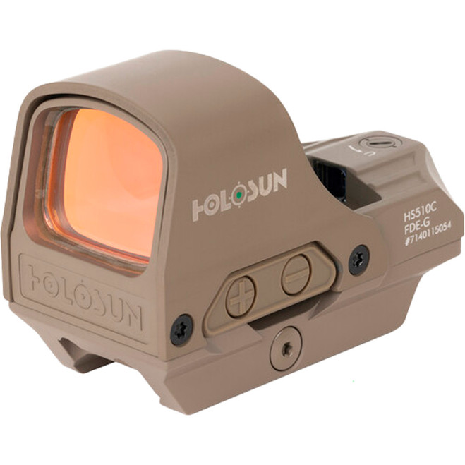Holosun HS510C-GR  FDE Elite Reflex Sight Green Solar Failsafe