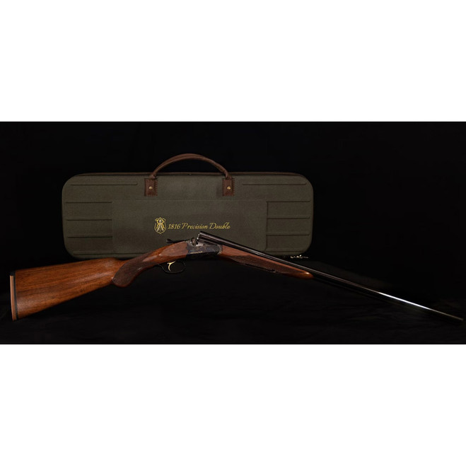 Remington 1816 Precision Double SXS Shotgun 20 ga. 28 in. Engraved Case Hardened Walnut w/Case