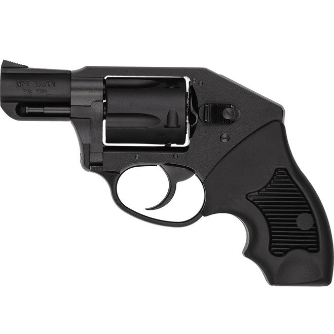 Charter Arms Off Duty Revolver 38 Spl. Black/Black Passivate Compact Grip 2in 5rd Charter Arms Off Duty Revolver 38 Spl. Black/Black Passivate Compact Grip 2in 5rd