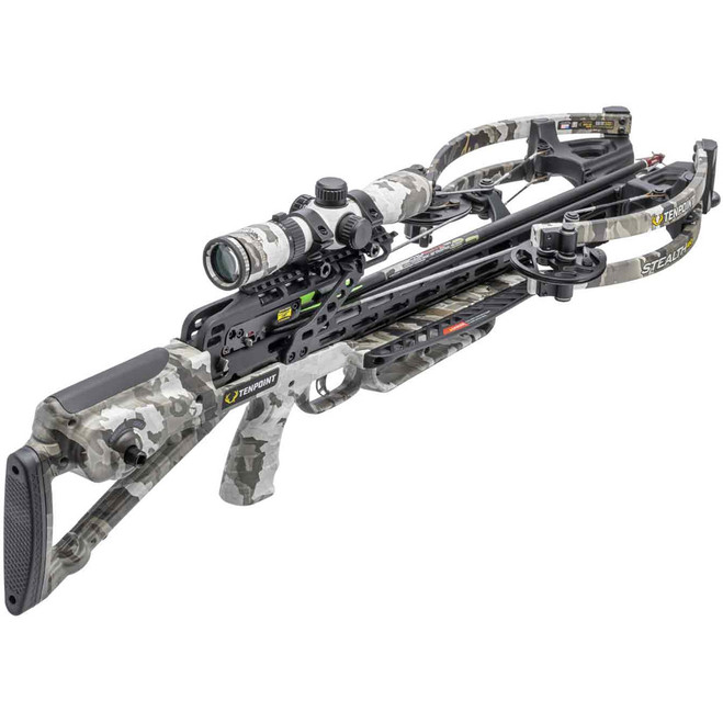 TenPoint Stealth 450R Crossbow Package ACUslide Vektra RangeMaster Scope