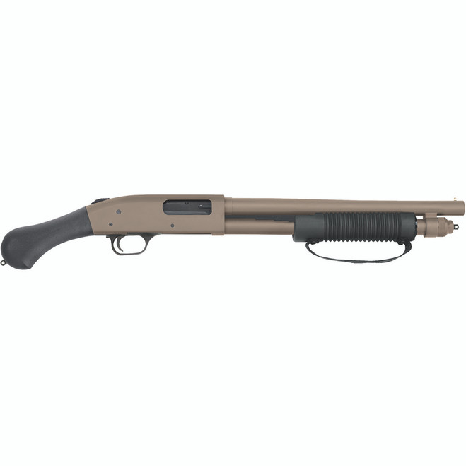 Mossberg 590 Shockwave Shotgun 12 ga. 14 in. Flat Dark Earth 3 in. RH Mossberg 590 Shockwave Shotgun 12 ga. 14 in. Flat Dark Earth 3 in. RH