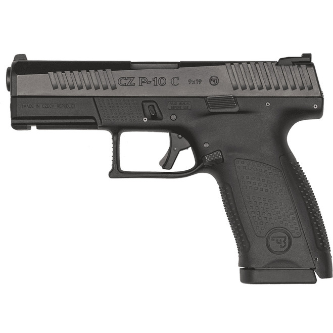 CZ P-10 C Pistol 9mm 4.02 in. Black/Nitride 10+1 rd. CZ P-10 C Pistol 9mm 4.02 in. Black/Nitride 10+1 rd.