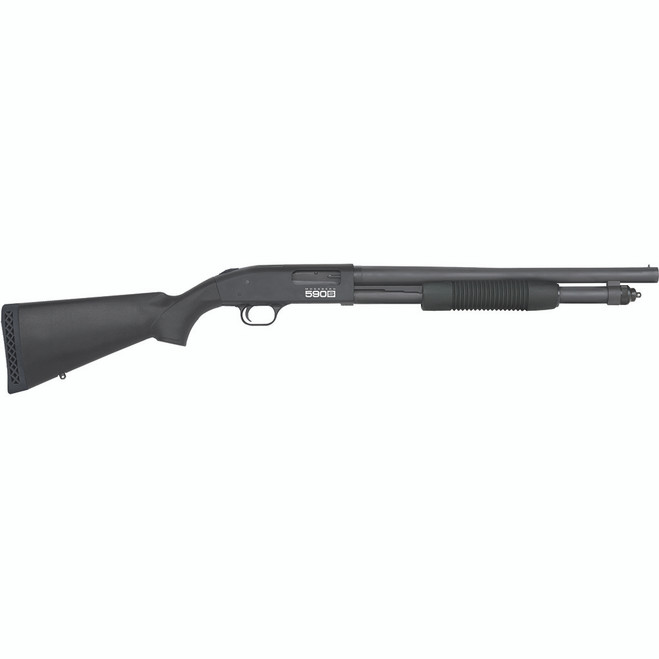 Mossberg 590 7-Shot Shotgun 12 ga. 18.5 in. Synthetic Black 3 in