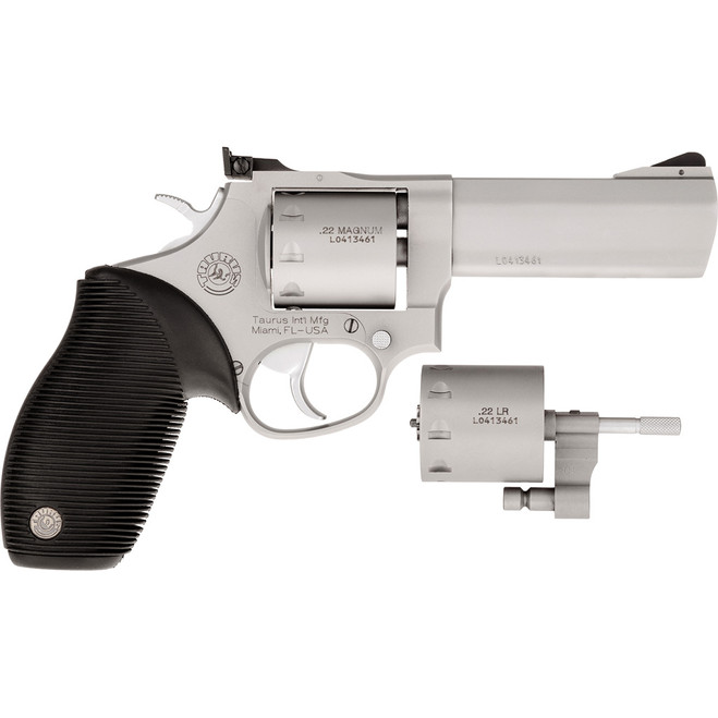 Taurus 992 Tracker Revolver 22 LR 9 Rd Stainless Frame/Blk Rubber