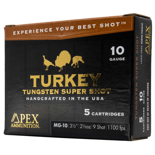 Apex Turkey TSS Ninja Shotgun Ammo 12 ga. 3.5 in. 2-1/2oz #8.5