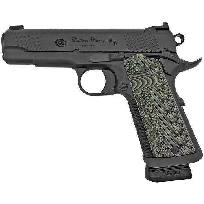 Colt 1911 Custom Carry Commander Pistol 9mm 4.25 in. Stainless