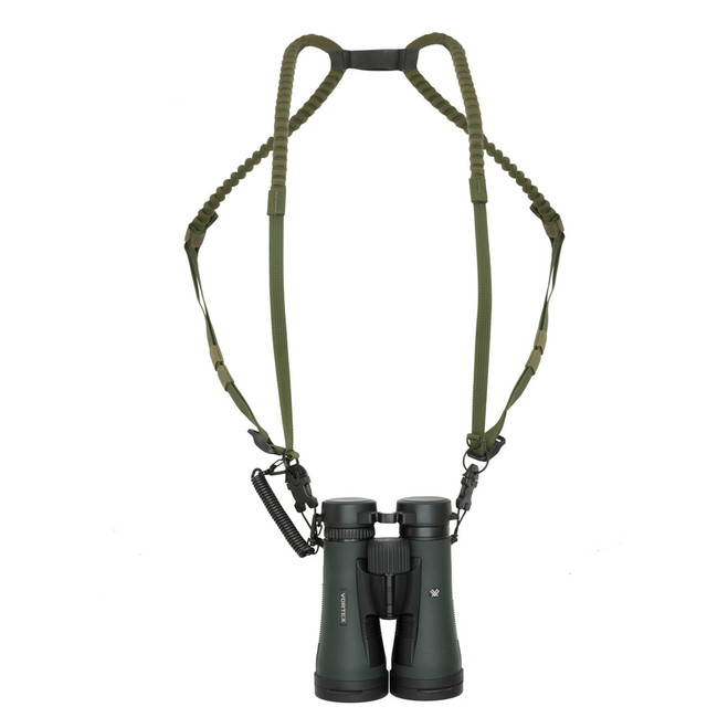 Elevation Dual Bino Harness Green/Black Elevation Dual Bino Harness Green/Black