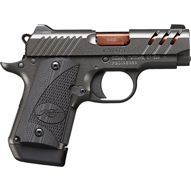 Kimber Micro 9 ESV Pistol 9 mm 3.15 in. Grey 7+1 rd. Kimber Micro 9 ESV Pistol 9 mm 3.15 in. Grey 7+1 rd.