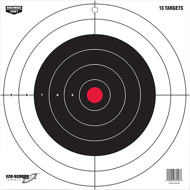 Birchwood Casey EZE-Scorer Target Bullseye 12 in. 13 pk. Birchwood Casey EZE-Scorer Target Bullseye 12 in. 13 pk.