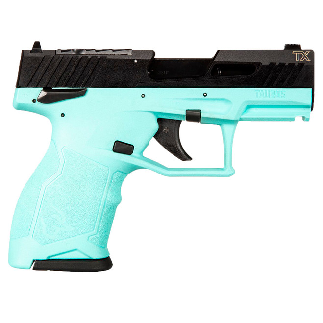 Taurus TX22 Compact Pistol 22 LR. 3.5 in. Cyan 13 rd.